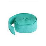 ByAnnie Fold-over Elastic - 3/4in x 2 yard - Turquoise
