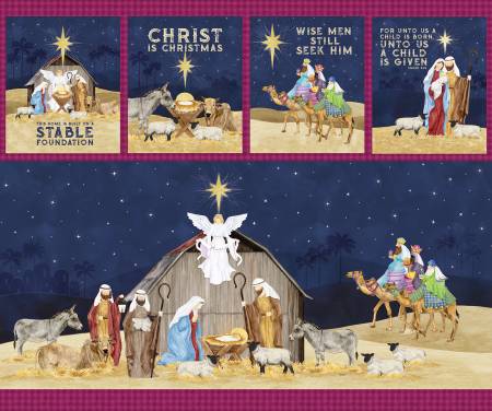 RB Come Let Us Adore Him 35 1/2in x 43in Panel
