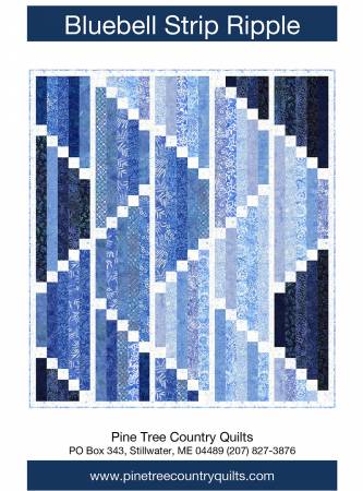 HQC Bluebell Strip Ripple Pattern