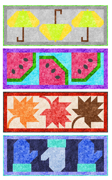 Seasonal Fun Table Runner Pattern