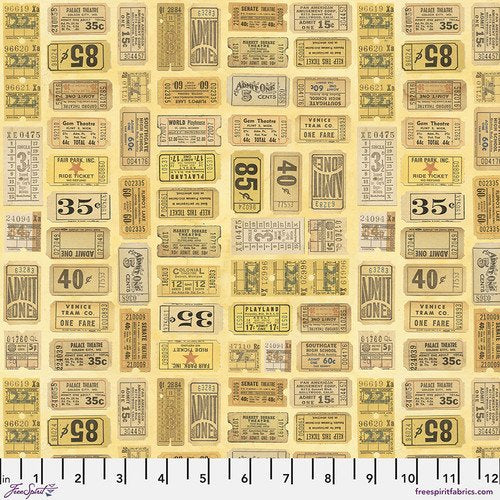 FS Yellow Tickets Tim Holtz PWTH242