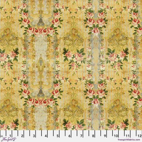 FS Yellow Wallpaper Tim Holtz PWTH247