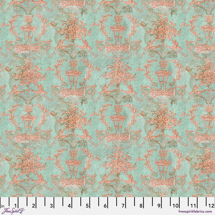 FS Teal Wallpaper Tim Holtz