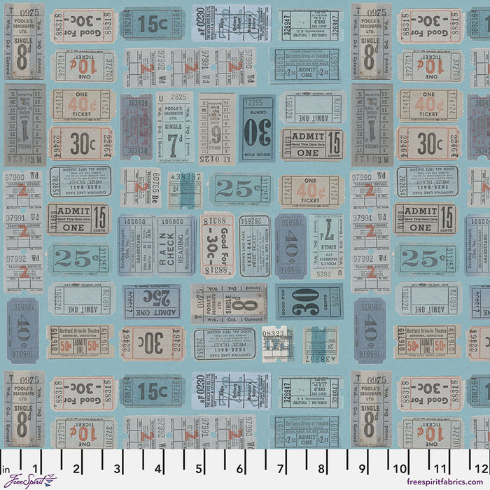 FS Blue Tickets Tim Holtz Palette Blue