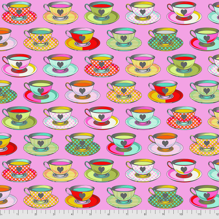FS Tula Pink Curiouser & Curiouser Tea Time - Wonder