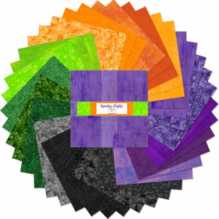 WL Karat Gems Spooky Nights, 10in Squares, 42pcs