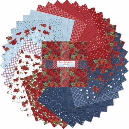 WL 10in Squares Summertime Daydream, 42pcs