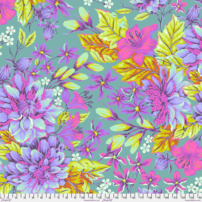 FS Backing Fabric Hello Dahlia Wide Cosmic Untamed