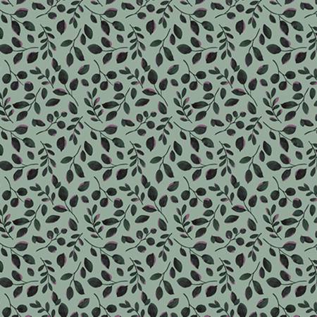 SF Green Garden Leaves Quilting Cuddle
