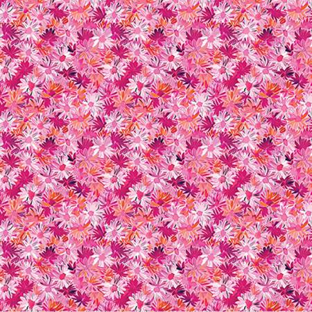 SF Pink Wanderlust Daisies Quilting Cuddle