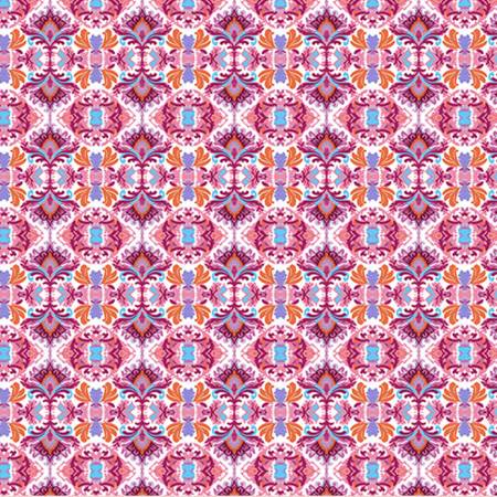 SF Pink Wanderlust Damask Quilting Cuddle