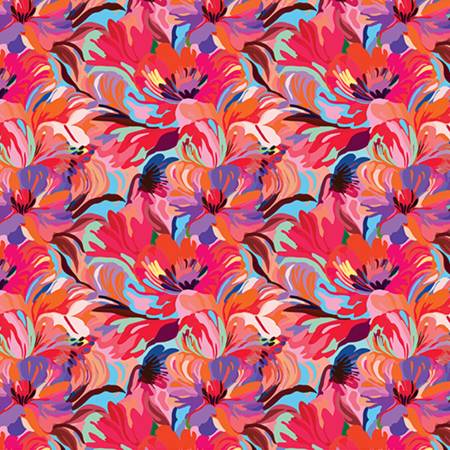 SF Pink Wanderlust Florals Quilting Cuddle