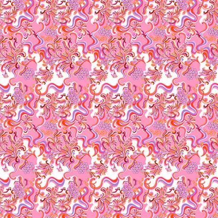 SF Pink Wanderlust Paisley Quilting Cuddle
