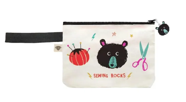 Sewing Rocks Zipper Pouch for Ruby Star Society