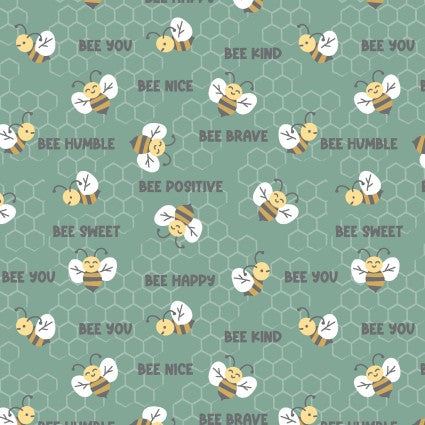 SE Hello Honey! Bee Sayings Green