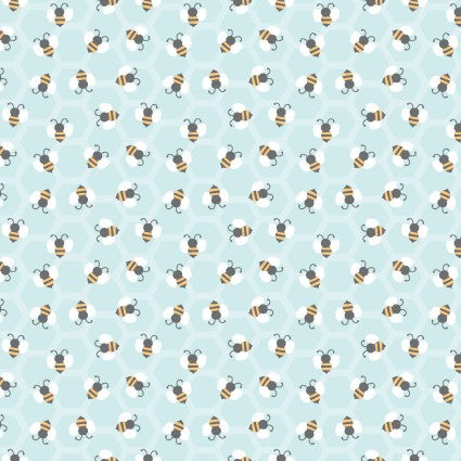 SE Hello Honey! Light Blue Bee Hex