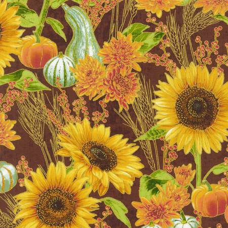 RK Sunflowers Walnut