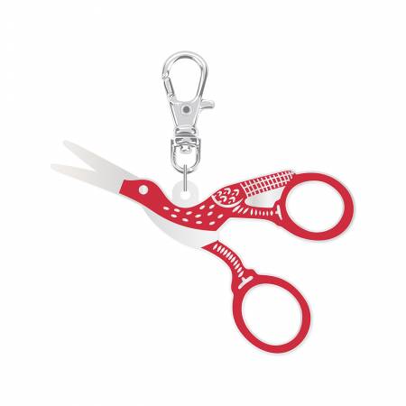 RB Enamel Happy Charm Stork Scissors Lori Holt