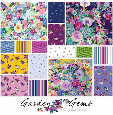 CW Garden Gems Jelly Rolls
