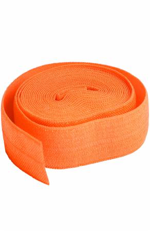 ByAnnie Fold-over Elastic 3/4in x 2yd Pumpkin