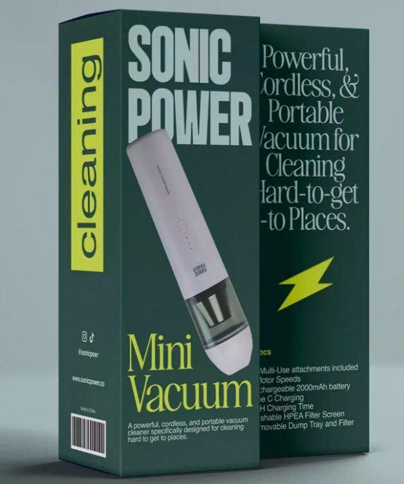 Sonic Power Mini Vacuum