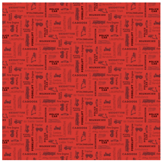 CW Let's Go! - Digital Words Red
