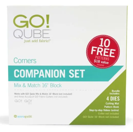 Accuquilt GO! Qube 16" Companion Set-Corners