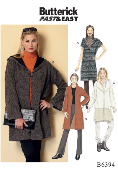 Butterick Simplicity Fast & Easy Jacket Pattern B6394