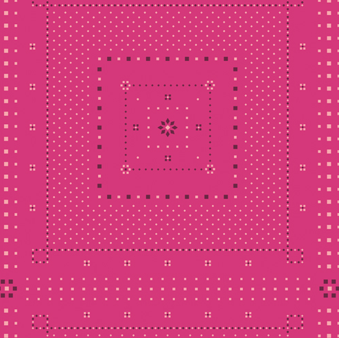 AGF Bohemia Handkerchief Fuchsia