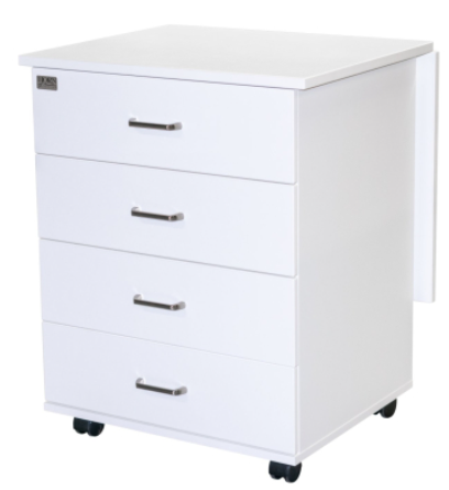 Horn Storage Caddie, White