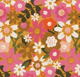 FI Joyful June Floral Ochre