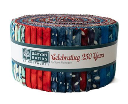 NC Celebrating 250 Years Jelly Roll 40 - 2 1/2" Strips