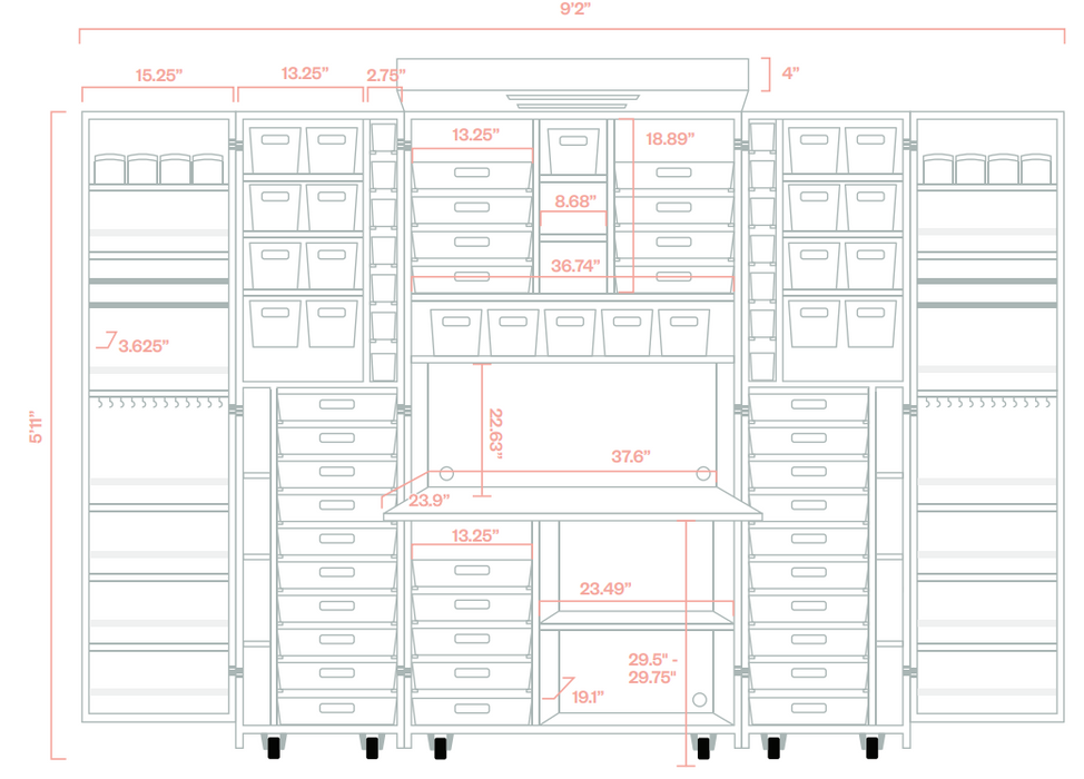 Create Room White Shaker Dreambox w/Sew Package