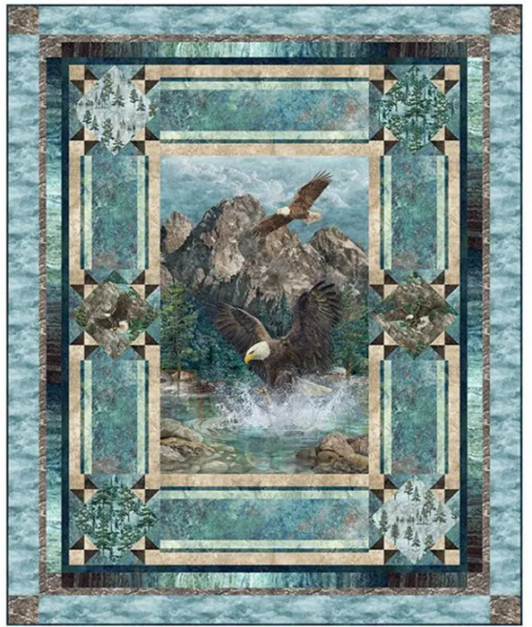 Soaring with Eagles-Eagle Pass Quilt Kit