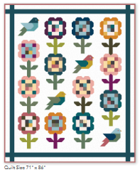 Songsparrow Quilt Kit-Moody