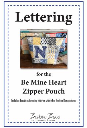 Bodobo Bags Lettering Pack Pattern TGD