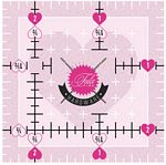 Tula Pink 2.5in x 2.5in Non Slip Heart Ruler TPSQ2