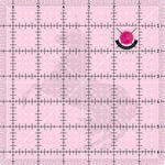 Tula Pink 6 1/2in Square Template with Unicorn