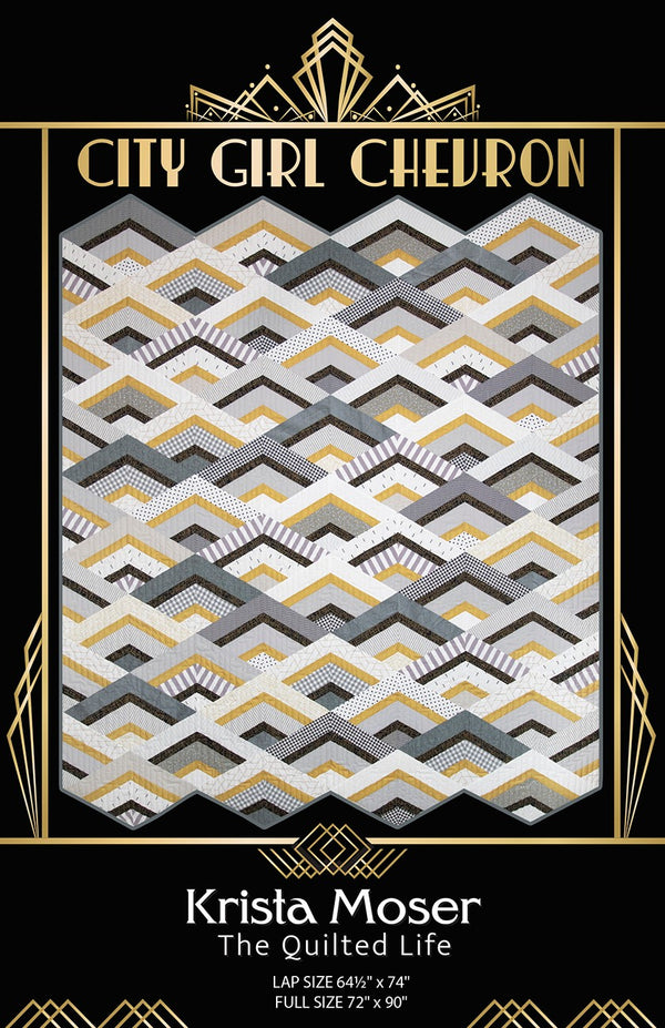 City Girl Chevron Pattern by Krista Moser