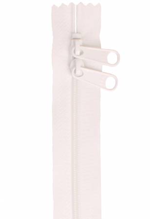 ByAnnie Handbag Zipper 30in Double-Slide White