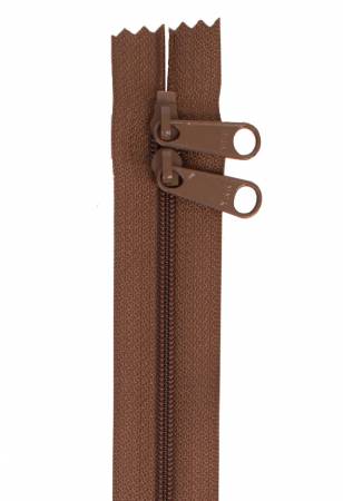 byAnnie Handbag Zipper 30in Double-Slide Seal Brown