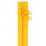 byAnnie Handbag Zippers, 30" Double Slide-Buttercup