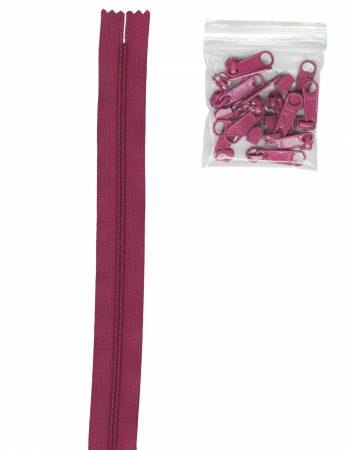 byAnnie Zippers by the yard-Wild Plum