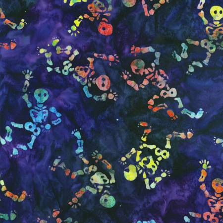 RK Skeletons Celebration Batik