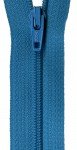 Turquoise Splash Zipper 14inch