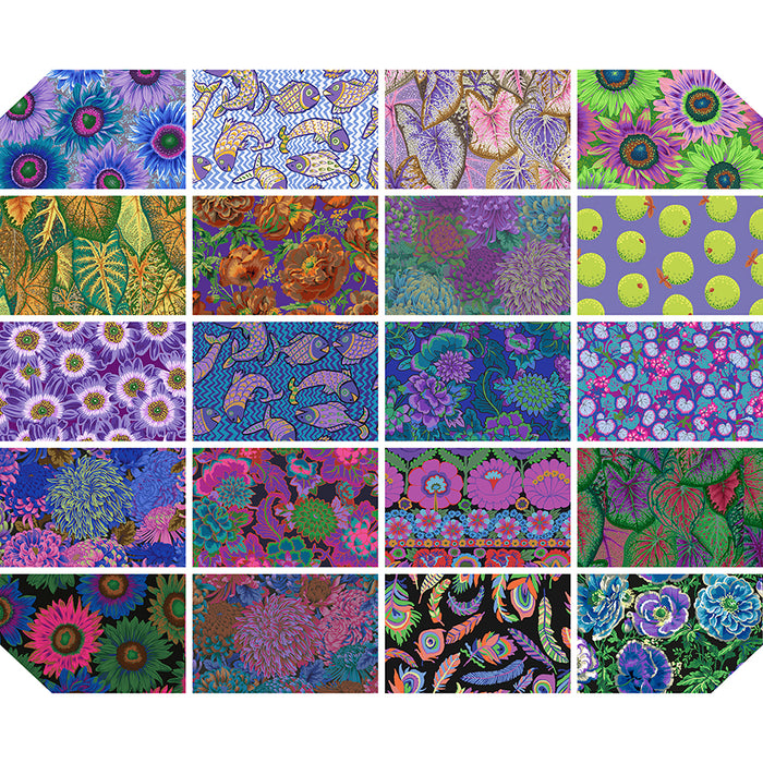 FS Kaffe Fassett August 2021 Layer Cake Dark