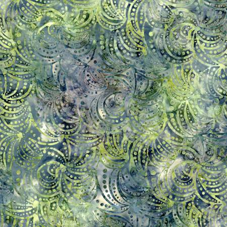 TT Tonga B1798 Leaf Coral Swirls