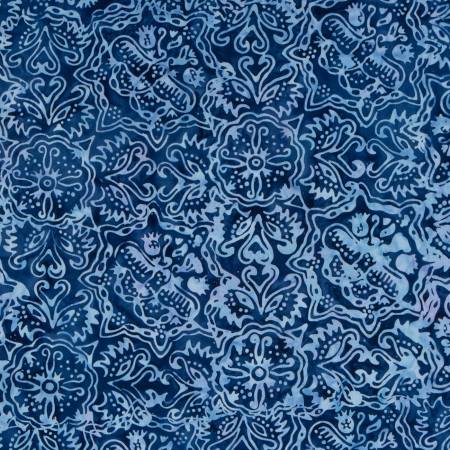 RB Batiks Expressions Tjaps Capri Blue