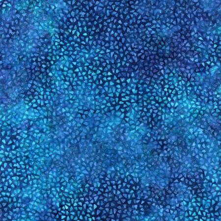 TT XTonga B8549 Island Small Triangle Dots Batik 106in Wide Back