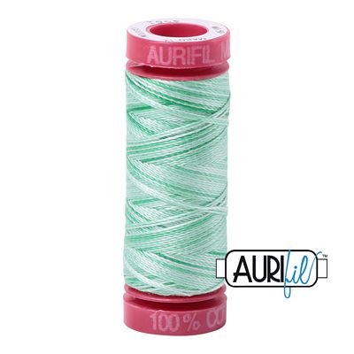 Aurifil 12wt 50m Var Mint Julep 4661